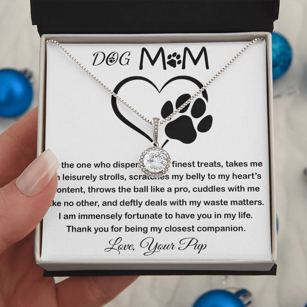 Mom Necklace - To My Dog Mom - Love You Always And Forever - Mother's Day Gift Mother's Day Eternal Hope Necklace