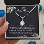 Bonus Mom Necklace, Gift To My Other Mother Necklace, Gift For Bonus Mom Second Mom Mother's Day Eternal Hope Necklace
