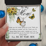 Mom Necklace, To My Mom Gift Necklace, Mother's Day Cute Gift For Mom, Mother Daughter Necklace Mother's Day Eternal Hope Necklace