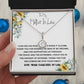 Mother-In-Law Necklace, Mother In Law Necklace Gift - Man Of My Dream Necklace From Your Daughter In Law Mother's Day Eternal Hope Necklace