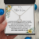 Mother-In-Law Necklace, Mother In Law Necklace Gift - Man Of My Dream Necklace From Your Daughter In Law Mother's Day Eternal Hope Necklace