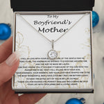 Mom Necklace, Mother-In-Law Necklace, To My Boyfriend's Mom Gift Necklace, Gift For Boyfriend's Mom Birthday Necklace Mother's Day Eternal Hope Necklace