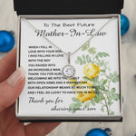 Mother-In-Law Necklace, Thank You To Mother-In-Law Necklace Gift Mother's Day Eternal Hope Necklace