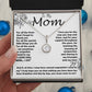 Mom Necklace -To My Mom - I Need To Say I Love You, Mom... I Do - Mother's Day Gift Mother's Day Eternal Hope Necklace
