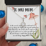 Mom Necklace, Gift Necklace For Mom Always Love You, Mother Necklace Mother's Day Eternal Hope Necklace