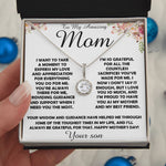 To my Amazing Mom Gift From Son Mother's Day Necklace Mother's Day Eternal Hope Necklace