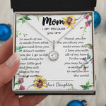 To My Mom Neckalce - Thank You For Sacrifices You Make Every Day Mother's Day Gift Mother's Day Eternal Hope Necklace