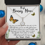Stepmom Necklace, To My Bonus Mom Gift Neckalce, Thank For You Loving Me As Your Own Mother's Day Eternal Hope Necklace