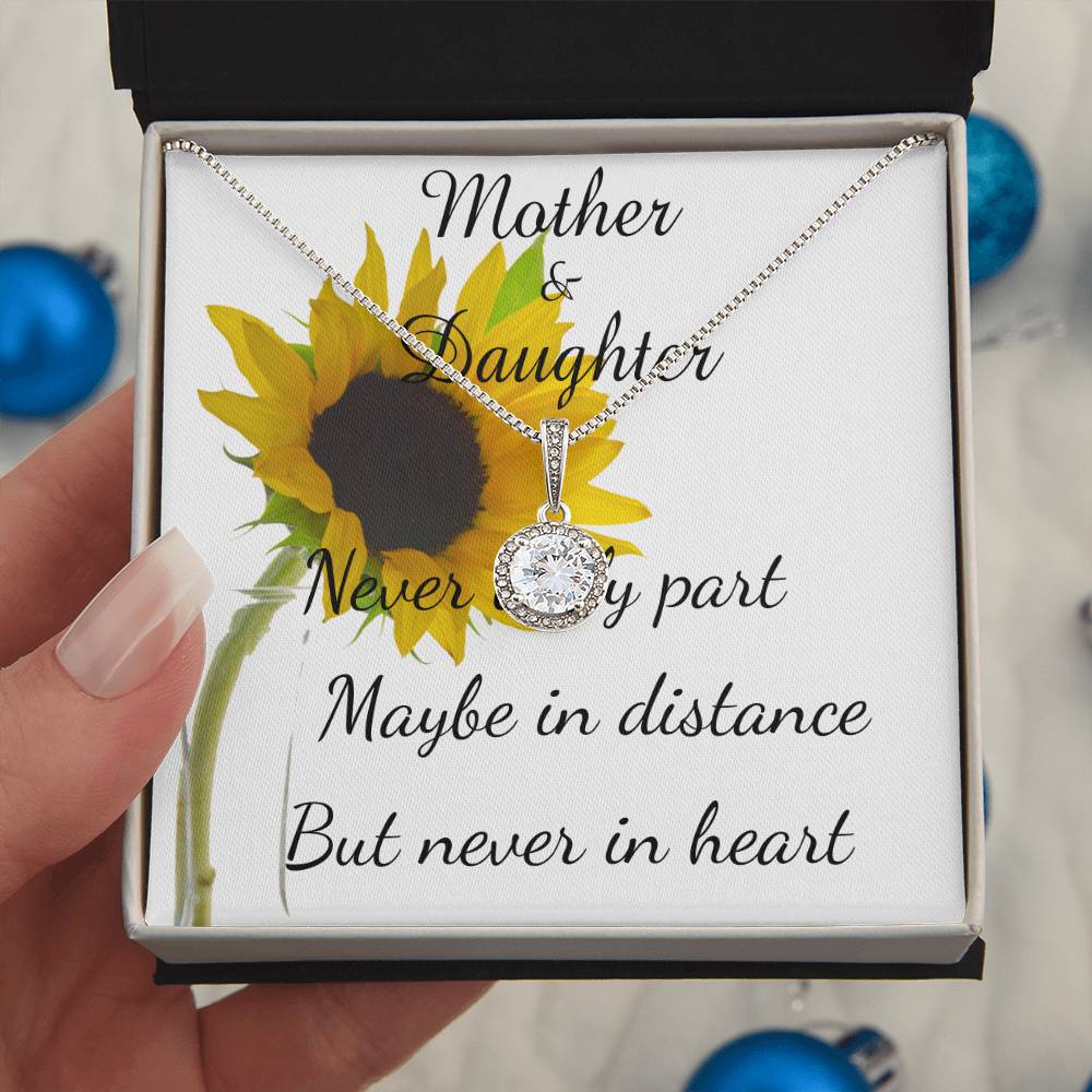 Mother Necklace - Mother Gift - Never Truly Part Mother's Day Necklace Mother's Day Eternal Hope Necklace