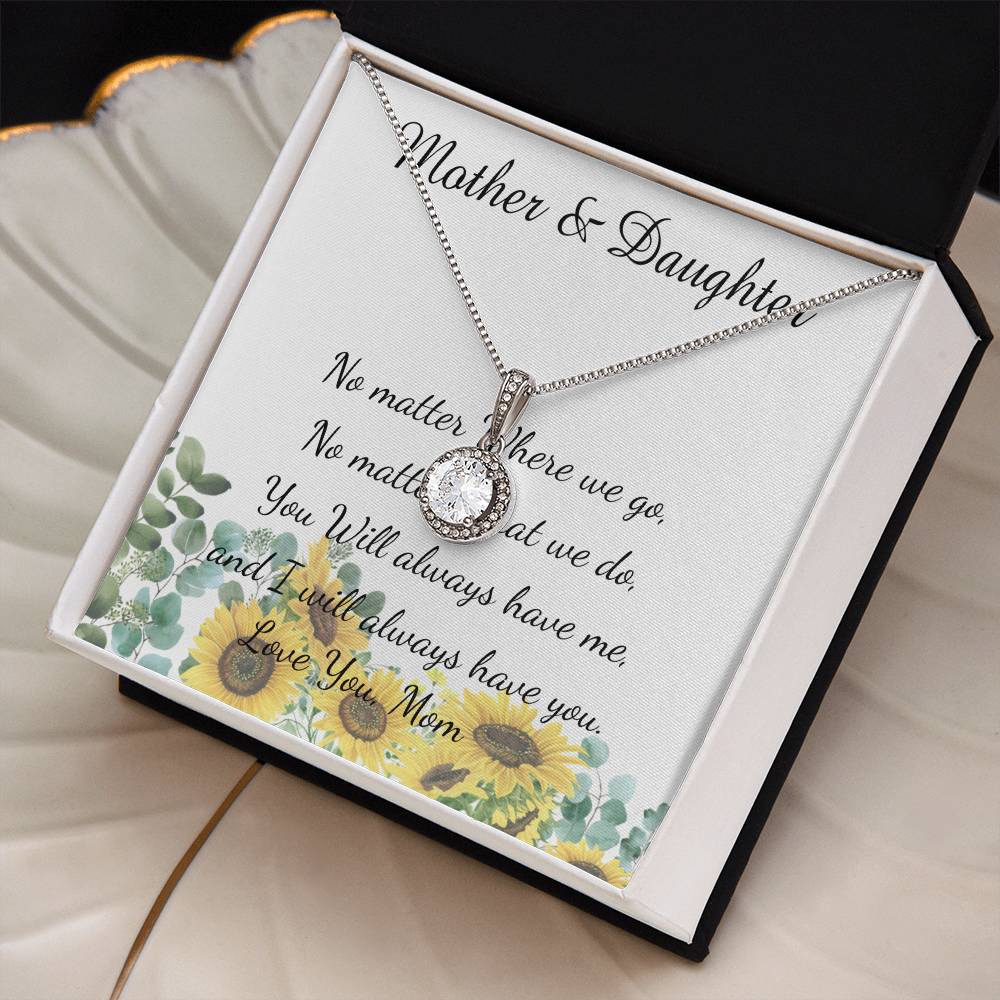 Mother Necklace - No Matter What - I Will Always Love You Mom Necklace Mother's Day Eternal Hope Necklace