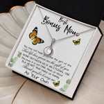 Stepmom Necklace, To My Bonus Mom Gift Neckalce, Thank For You Loving Me As Your Own Mother's Day Eternal Hope Necklace