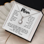 To My Loving Mom Necklace Gift I Need To Say Mom I Love You Gift For Her Mother's Day Necklace Mother's Day Eternal Hope Necklace