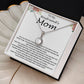 Mom Necklace, Mother-In-Law Necklace, Necklace Gift To My Boyfriend's Mom Gift, Future Mother-In-Law Necklace Mother's Day Eternal Hope Necklace