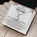 Mom Necklace, Mother-In-Law Necklace, Necklace Gift To My Boyfriend's Mom Gift, Future Mother-In-Law Necklace Mother's Day Eternal Hope Necklace
