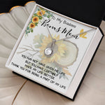 Stepmom Necklace, To My Badass Bonus Mom Gift Neckalce, Gift For Stepmom, Stepmother, Second Mom Necklace Mother's Day Eternal Hope Necklace