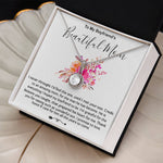 Mother-In-Law Necklace, Necklace Gift For Boyfriend's Mom, To My Boyfriend's Mom Gift, Future Mother-In-Law Mother's Day Eternal Hope Necklace