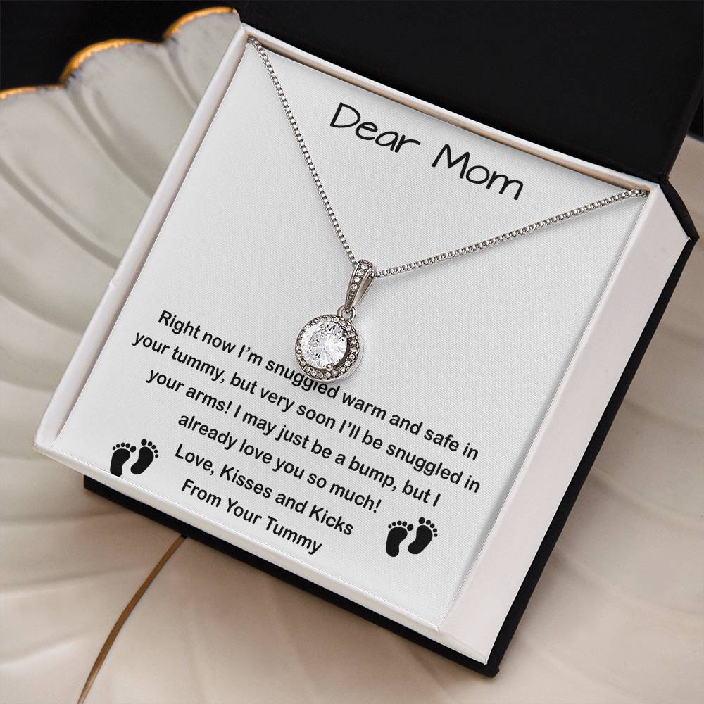 Mom Necklace, Mom To Be Necklace, Pregnancy Gift For Mom To Be, Mommy Present From Unborn Baby, Gift For Expecting Moms Mother's Day Eternal Hope Necklace