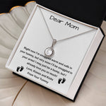 Mom Necklace, Mom To Be Necklace, Pregnancy Gift For Mom To Be, Mommy Present From Unborn Baby, Gift For Expecting Moms Mother's Day Eternal Hope Necklace