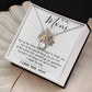 To My Mom - I Love You Mom, Mother's Day Necklace Mother's Day Eternal Hope Necklace