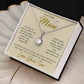 To My Loving Mom Necklace You Are Important To Me Gift For Her Mother's Day Mother's Day Necklace Mother's Day Eternal Hope Necklace
