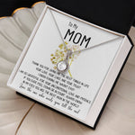 Mom Necklace Gift - To My Mom Necklace - Thank You For Giving Me The Best Things In Life Mother's Day Eternal Hope Necklace