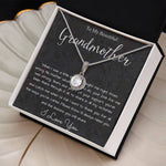 Grandmother Necklace, To My Beautiful Grandmother Necklace, Mother's Day Gift For Grandma Grandmother, Thank You Mother's Day Eternal Hope Necklace
