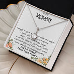 Mommy Necklace, To My Mommy Necklace, Gift For Mom To Be Necklace, Gift For First Time Mom, Expecting Mother Necklace, New Mom Necklace Gift Mother's Day Eternal Hope Necklace
