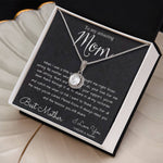 To My Mom Necklace, To My Beautiful Mom Necklace, Mother's Day Gift For Mom From Son, Thank You Mom Mother's Day Eternal Hope Necklace