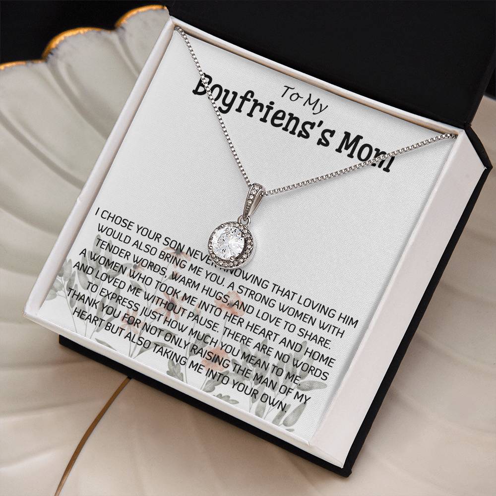 Mother-In-Law Necklace, Gift To My Boyfriend's Mom Necklace, Gift For Future Mother-In-Law Mother's Day Eternal Hope Necklace