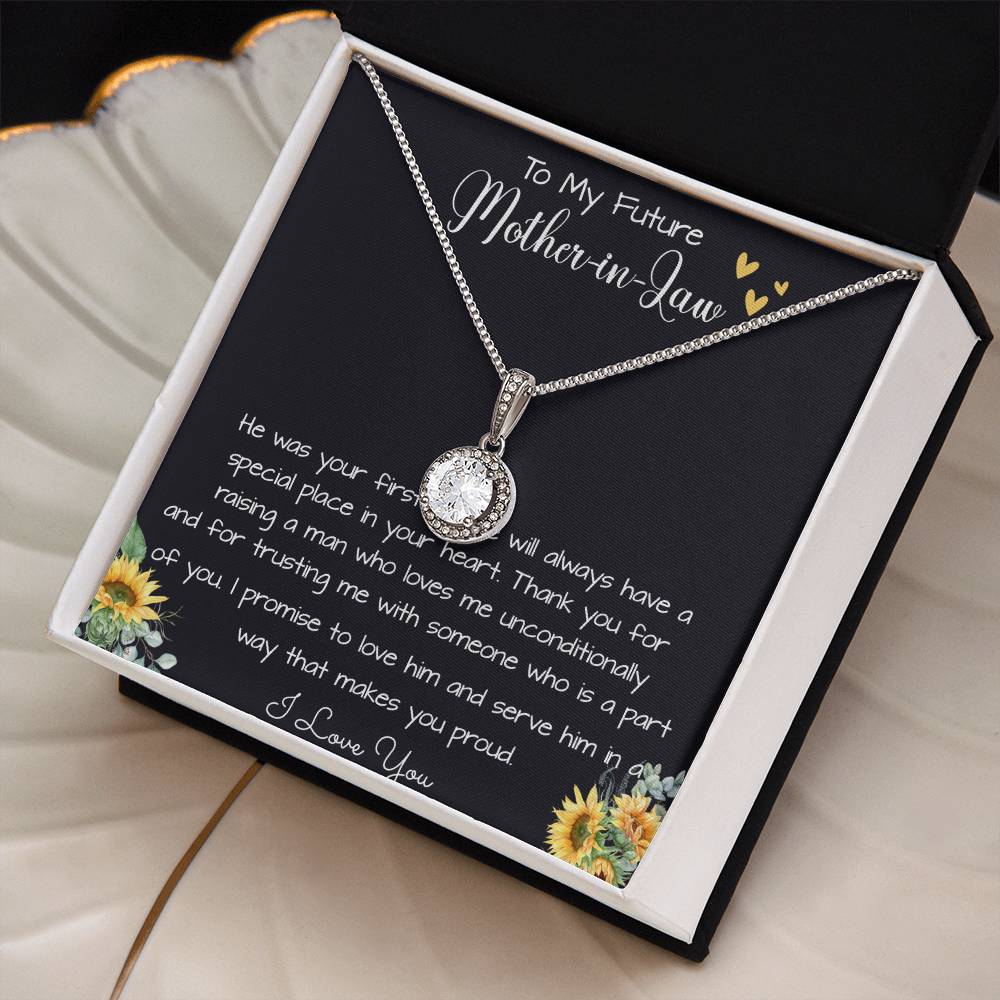 To My Future Mother In Law, Wedding For Her Mother's Gift Necklace Mother's Day Eternal Hope Necklace