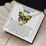 Mom Necklace Gift - To My Amazing Mom - From Son - Beautiful Gift Set Mom Necklace Mother's Day Eternal Hope Necklace