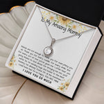 Mommy Necklace, To My Amazing Mommy Gift Necklace, 1st Mother’s Day Present For New Mom From New Born Baby, Sentimental Gift From Baby To Mom, New Mommy Gift Mother's Day Eternal Hope Necklace