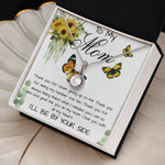 Mom Necklace, To My Mom Gift Necklace, Mother's Day Cute Gift For Mom, Mother Daughter Necklace Mother's Day Eternal Hope Necklace