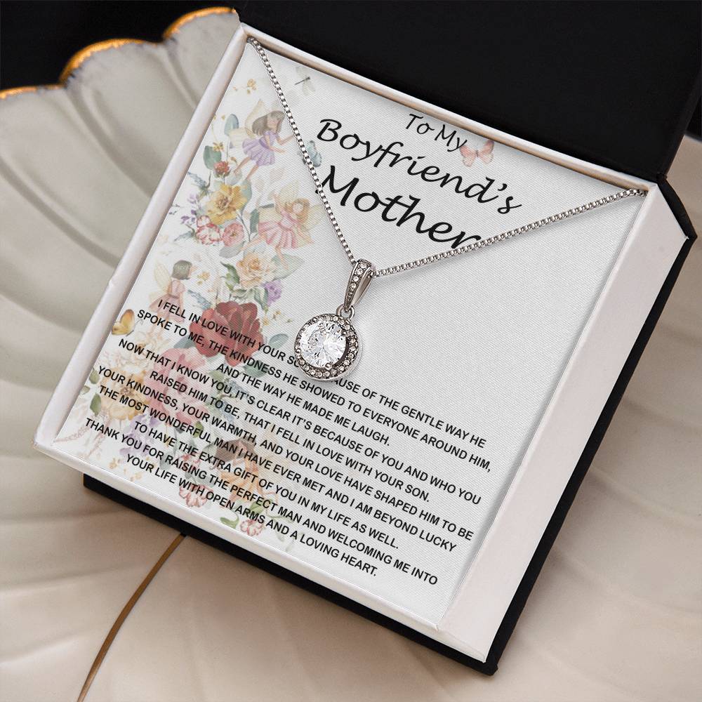 Mother-In-Law Necklace, To My Boyfriend's Mom Gift, Future Mother-In-Law Necklace Mother's Day Eternal Hope Necklace