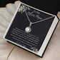 Bonus Mom Necklace, Gift To My Other Mother Necklace, Gift For Bonus Mom Second Mom Mother's Day Eternal Hope Necklace