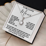 To My Loving Mom - Love Always Your Son Necklace Mother's Day Eternal Hope Necklace