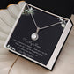 To My Mom Necklace -Mother's Day Gift For Mom From Son, Thank You Mom Mother's Day Eternal Hope Necklace