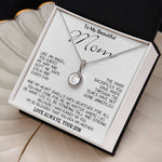 To My Beautiful Mom - I'm So Blessed That You Are My Mother - Love Your Son, Mother's Day Necklace Mother's Day Eternal Hope Necklace