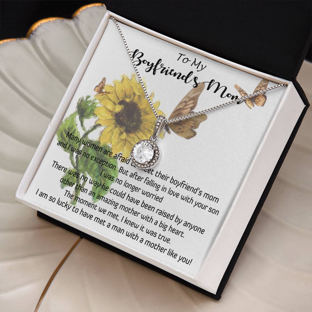 Mom Necklace, Mother-In-Law Necklace, Gift To My Boyfriend's Mom Necklace, Mother's Day Gift Mother's Day Eternal Hope Necklace