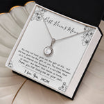 Mom Necklace, Stepmom Necklace, Bonus Mom Necklace, Mother's Day Gift For Step Mom Necklace Mother's Day Eternal Hope Necklace