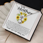 Mom Necklace, To My Mother Necklace Gift For Mom, Mother's Day Necklace From Daughter Son Mother's Day Eternal Hope Necklace