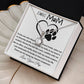 Mom Necklace - To My Dog Mom - Love You Always And Forever - Mother's Day Gift Mother's Day Eternal Hope Necklace
