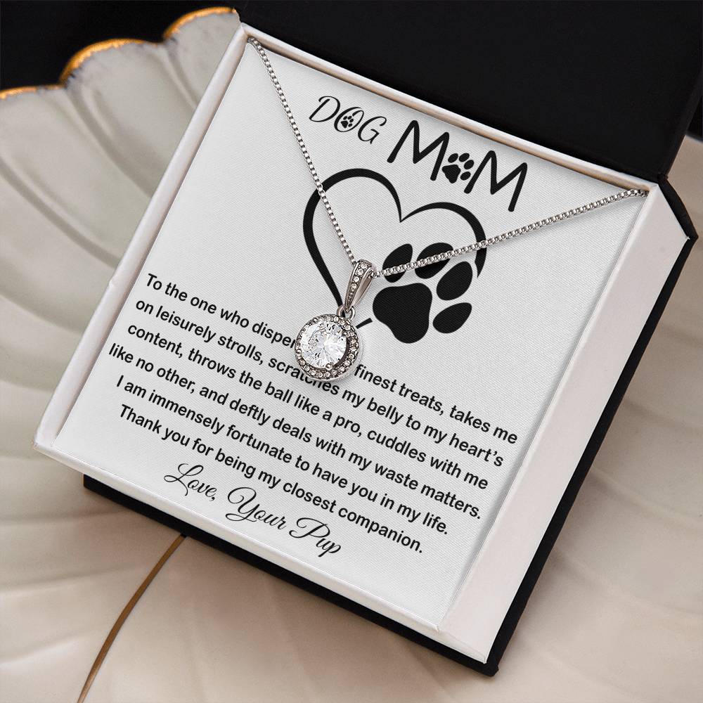 Mom Necklace - To My Dog Mom - Love You Always And Forever - Mother's Day Gift Mother's Day Eternal Hope Necklace