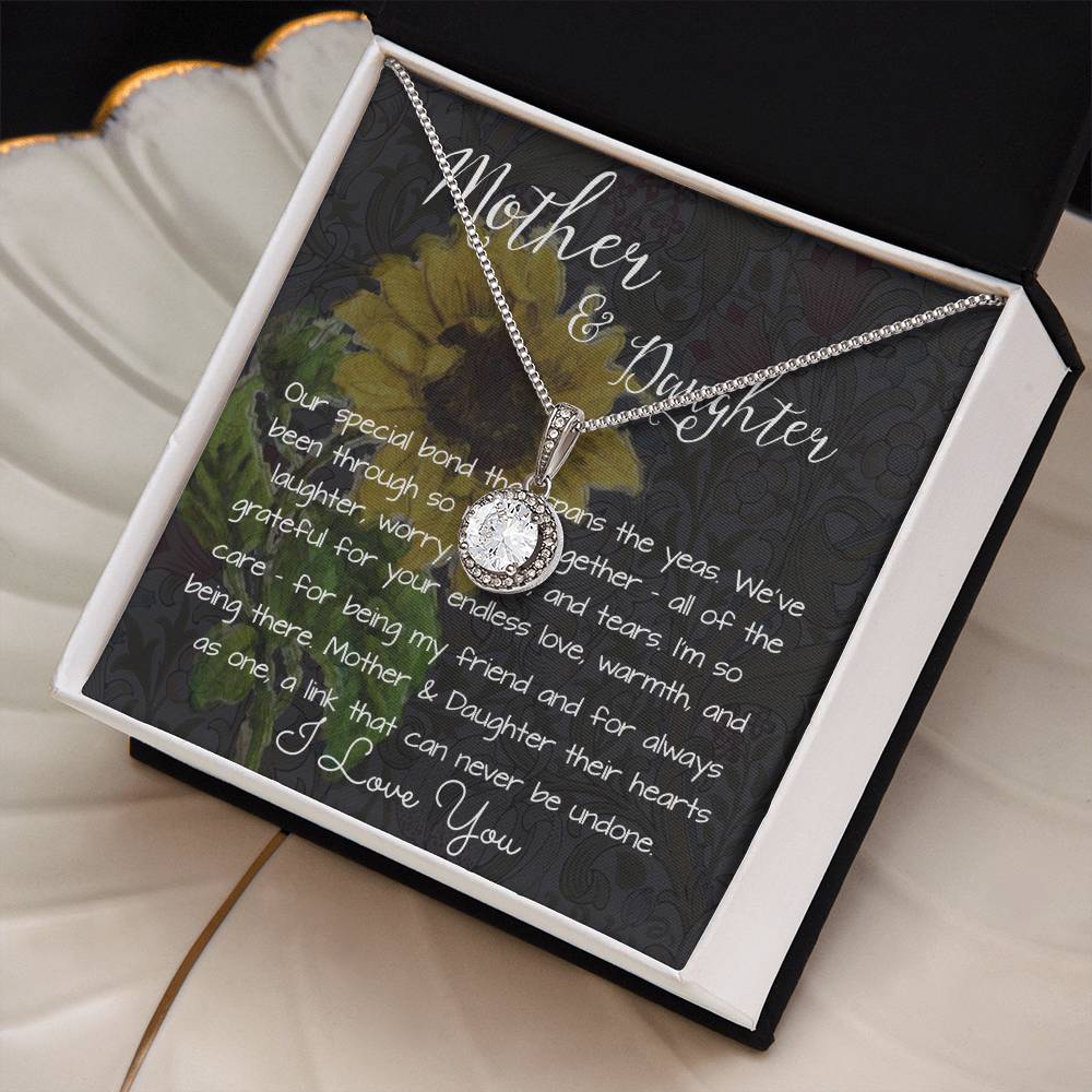 Mom Necklace Gift, Mothers's Day Necklace - Special Bond Mother's Day Eternal Hope Necklace