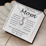 Mom Necklace - To Mom Necklace, Gift for Mom from Son Mother's Day Eternal Hope Necklace