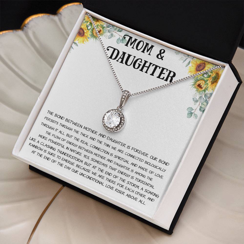 Mom Necklace, Mother Daughter Necklace, Gift For Mom, Mom Necklace, Birthday Gift Necklace Mother's Day Eternal Hope Necklace