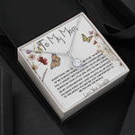 Mom Necklace Gift, You Are The World Necklace, Mother's Day Gift, Mother Daughter Neckalce Mother's Day Eternal Hope Necklace