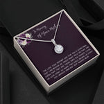 Daughter Necklace, Daughter loss of mom necklace gift, mother passing, loss of mother, sympathy In Memory Of Your Mother Necklace Mother's Day Eternal Hope Necklace