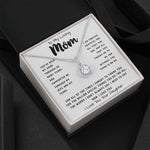 To My Loving Mom Necklace Gift I Need To Say Mom I Love You Gift For Her Mother's Day Necklace Mother's Day Eternal Hope Necklace