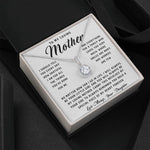 To My Loving Mother Necklace Where Are Smiles Are Many And Worries Are Few Gift For Her Mother's Day Necklace Mother's Day Eternal Hope Necklace